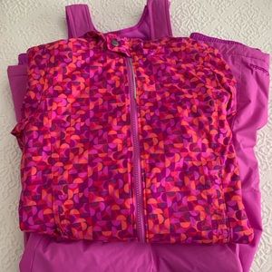 Girl snow bib and Jacket